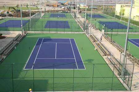 水性硅PU室外網球場